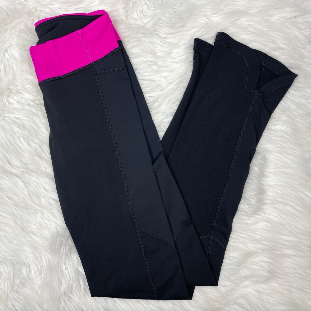 Lululemon size 6 leggings pants straight leg with slit